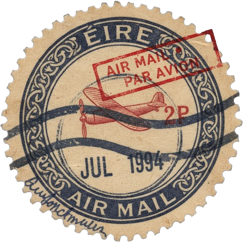 Irish Airmail Postal Stamp